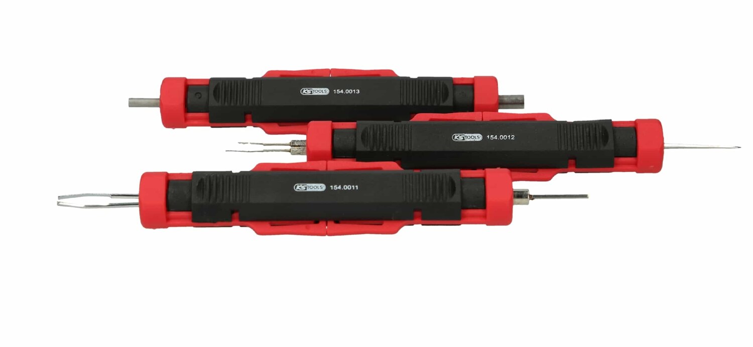 KS Tools Entriegelungswerkzeug für Flachstecker 2,8 mm, 4,8 mm, 5,8 mm, 6,3  mm