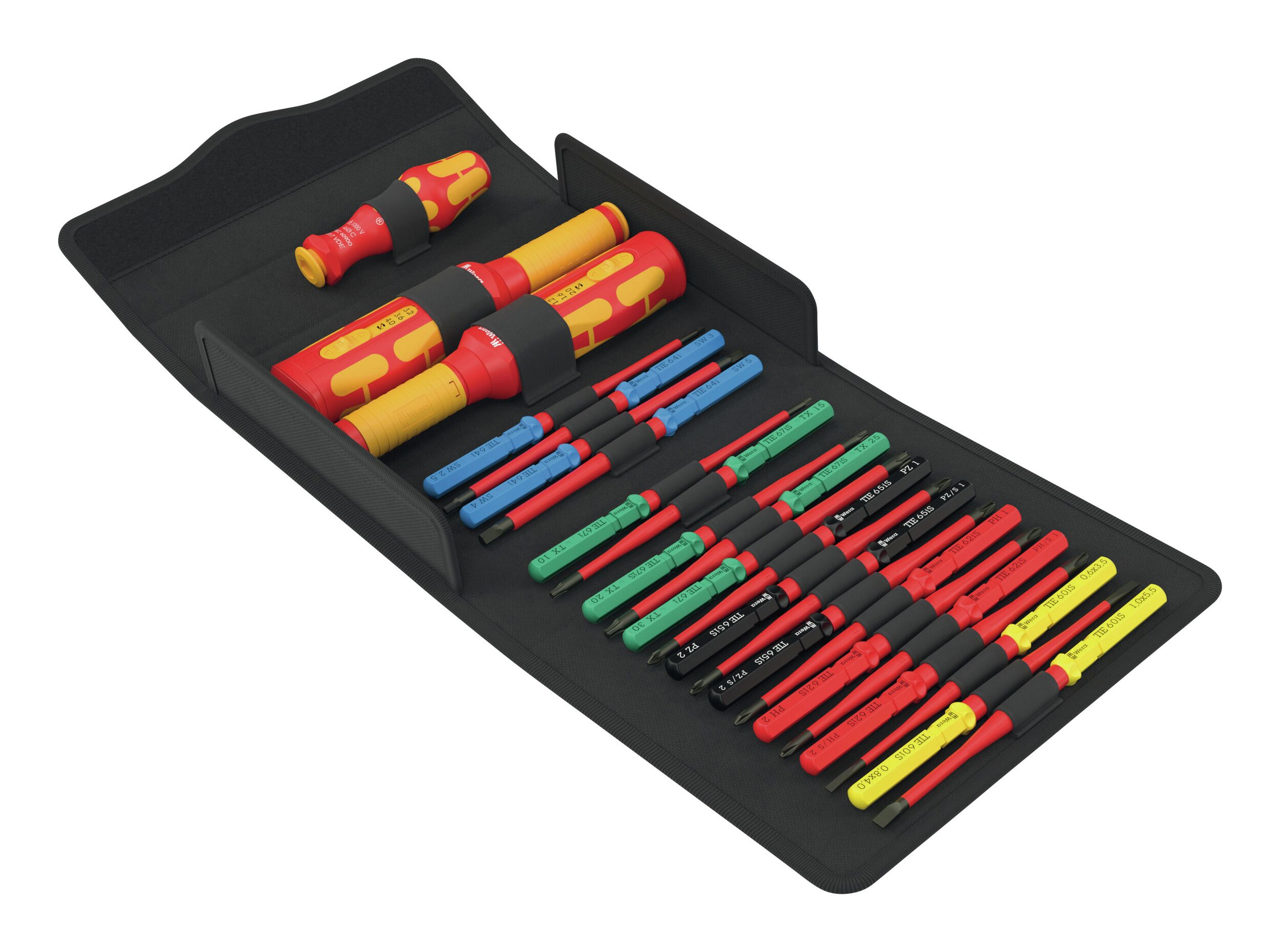 Wera 2025 Freisteller Drehmomentschraubendreher-Satz-23-teilig-Safe-Torque-Speed-VDE 05006633001