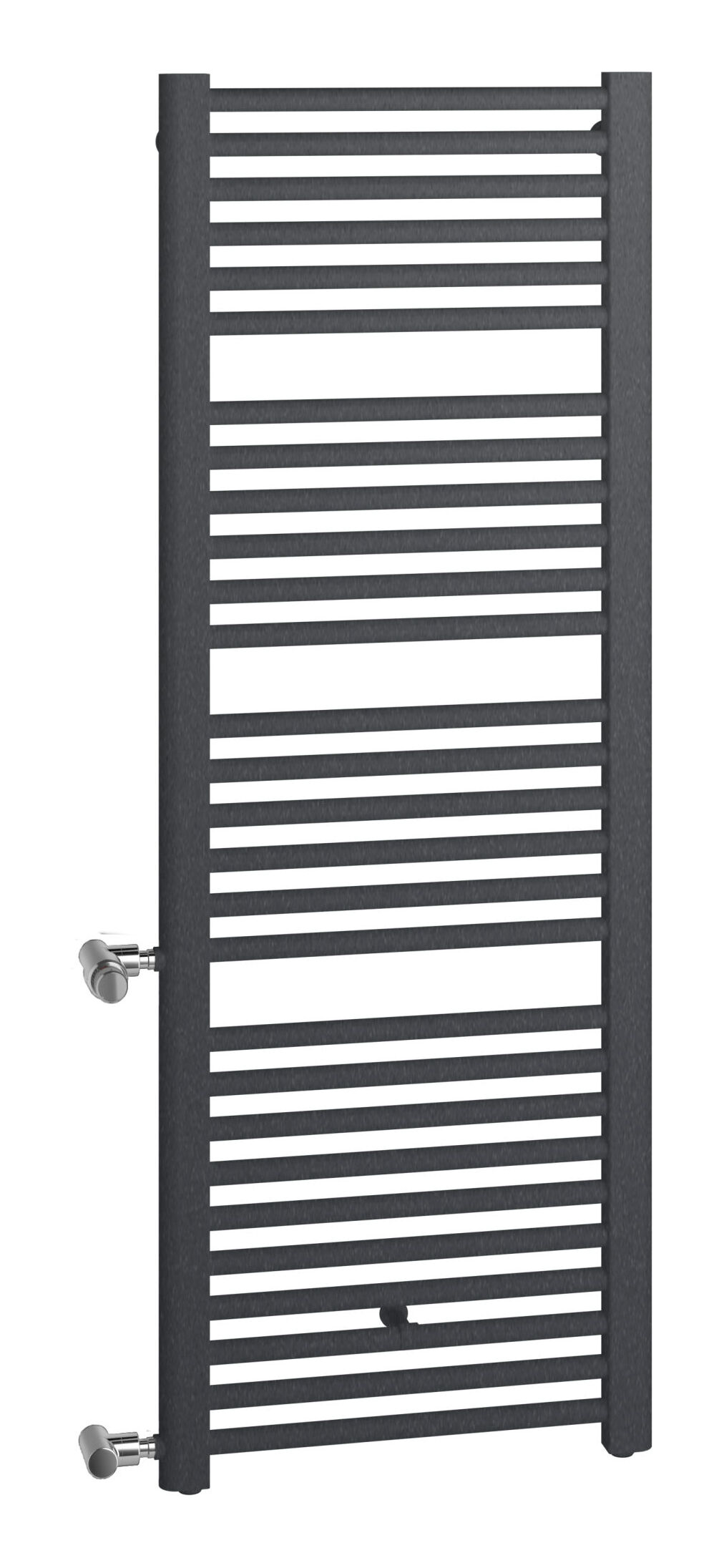 Kermi Basic-D Bad- und Wohnheizkörper Ausführung links Nabenabstand 500 mm 450 x 1770 x 35 mm - Anthracite Grey - E001D180045JLXK Image