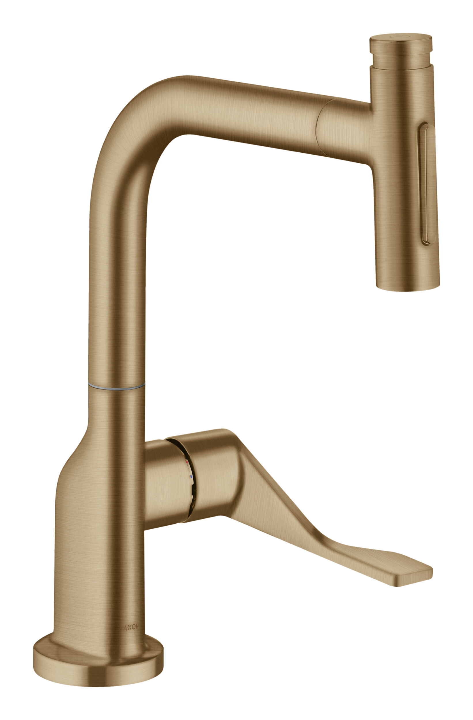 Axor Citterio Einhebel-Küchenmischer 230 Select 2jet mit Ausziehbrause und sBox - Brushed Bronze - 39862140 Image