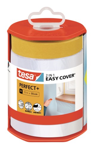 Tesa 2023 Freisteller Easy-Cover-Perfect-Spender-Refill-M-33m-x-55-cm