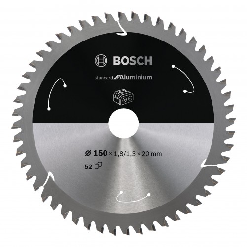Bosch 2022 Freisteller Akku-Kreissaegeblatt-Standard-for-Aluminium-150-x-1-8-1-3-x-20-52-Zaehne 2608837756