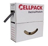Cellpack 2020 Freisteller Schrumpfschlauch-duennwandig-L4m-24-8-mm-schwarz-3-1-1-mm-55-135C-Polyolefin-PEX 127139