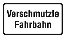 Adco 2023 Freisteller Zusatzschild-1007-35-Verschmutzte-Fahrbahn-RAL-Guetezeichen-Folie