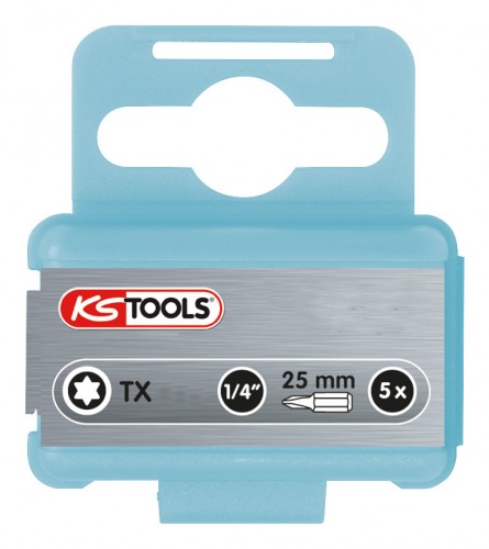KS-Tools 2020 Freisteller 1-4-Edelstahl-Bit-Torx-25-mm-T 910-23 1