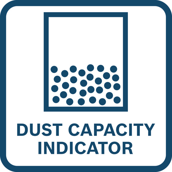 Dust capacity indicator