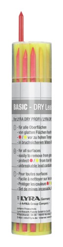 Lyra 2023 Freisteller Ersatzminen-Set-Basic-graphit-gelb-rot-12-Stueck L4499401
