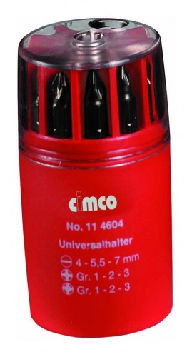 CIMCO 2020 Freisteller Bit-Set-10St-Magnethalter-3xPH-3xPZ-2xSchlitz-Magnethalter 114604