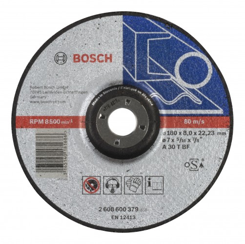 Bosch 2022 Freisteller Zubehoer-Expert-for-Metal-A-30-T-BF-Schruppscheibe-gekroepft-180-x-22-23-x-8-mm 2608600379