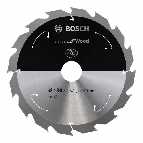 Bosch 2022 Freisteller Akku-Kreissaegeblatt-Standard-for-Wood-190-x-1-6-1-1-x-30-16-Zaehne 2608837706