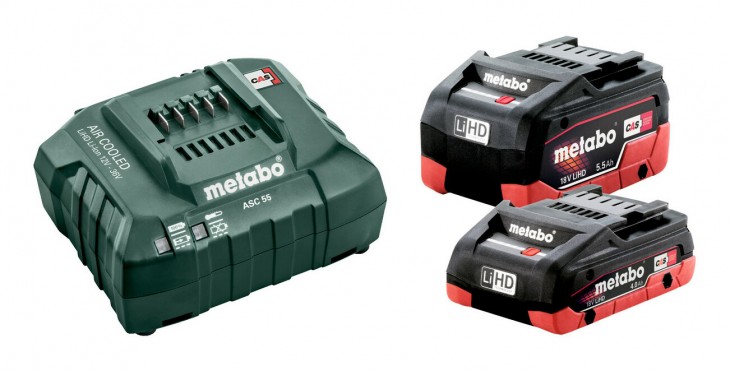 Metabo 2019 Freisteller Basis-Set-Akkuset-4-0-5-5Ah-LiHD 685160000