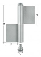 AMF Schlosskasten 140U-30 für Profilzylinder E72 Vierkant 8mm D60 2.. 14316