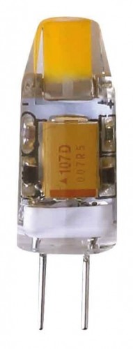 Megaman 2020 Freisteller LED-Roehrenlampe-G4-1-2W-2800K-warmweiss-AC-100-lm-opal-9-mm-12V MM49162