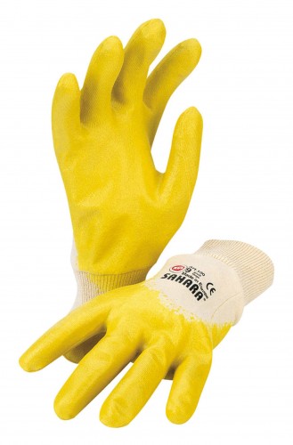 KCL Hitzeschutz-Handschuh KarboTECT® 950, Kategorie III, gelb/schwarz,  250mm, Größe 10
