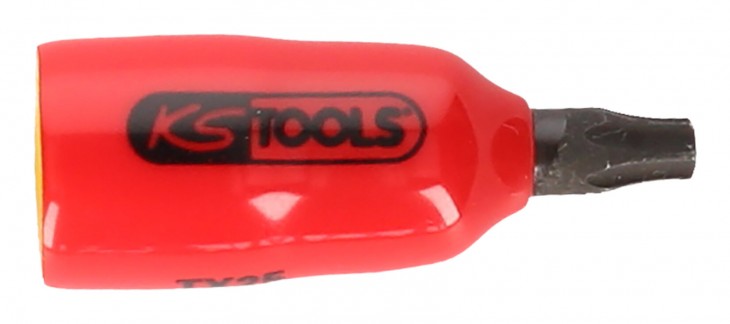 KS-Tools 2020 Freisteller 1-4-Bit-Stecknuss-Schutzisolierung-Torx-Schrauben-T 117-247