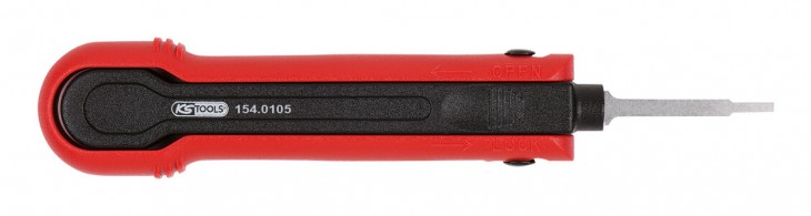 KS-Tools 2020 Freisteller Entriegelungswerkzeug-Flachstecker-Flachsteckhuelsen-1-2-mm-AMP-Tyco-MQS 154-0105