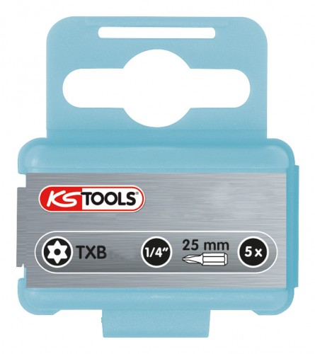 KS-Tools 2020 Freisteller 1-4-Edelstahl-Bit-25-mm-TB 910-23 1