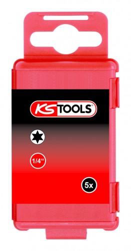 KS-Tools 2020 Freisteller 1-4-Bit-Torx-75-mm-5er-Pack
