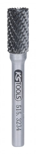 KS-Tools 2020 Freisteller HM-Zylinder-Fraesstift-Form-A-Stirnverzahnung-10-mm 515-3234 1