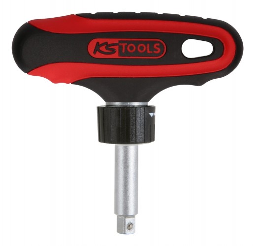 KS-Tools 2020 Freisteller 1-4-ERGOTORQUEmax-T-Griff-Knarre-45-Zahn 151-1109