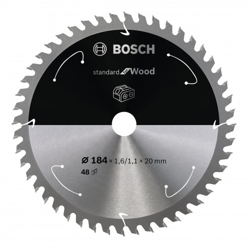 Bosch 2022 Freisteller Akku-Kreissaegeblatt-Standard-for-Wood-184-x-1-6-1-1-x-20-48-Zaehne 2608837703