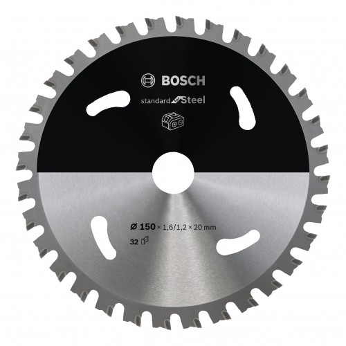 Bosch 2022 Freisteller Akku-Kreissaegeblatt-Standard-for-Steel-150-x-1-6-1-2-x-20-32-Zaehne 2608837748