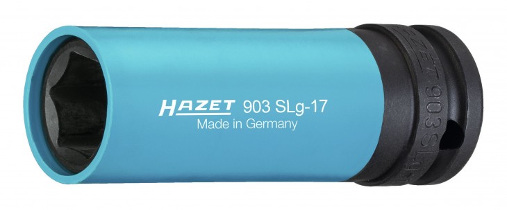 Hazet 2022 Freisteller Kraft-Steckschluesseleinsatz-Kunststoff-Huelse-1-2-17-x-85-mm 903SLg-17