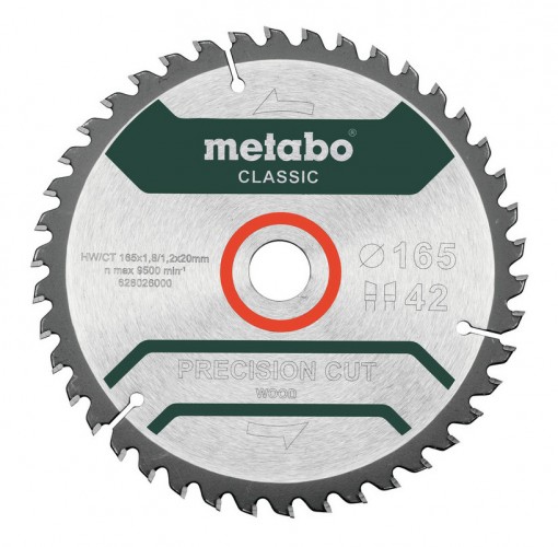 Metabo 2021 Freisteller Kreissaegeblatt-precision-cut-wood-classic-165x20-mm-Zaehnezahl-42-Wechselzahn-5