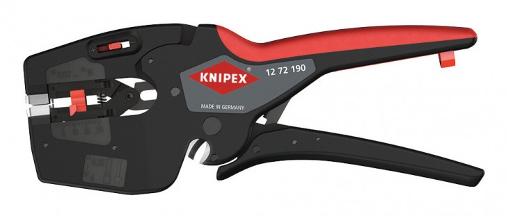 Knipex 2023 Freisteller Automatik-Abisolier-Crimpzange-0-25-4mm2 12-72-190 1