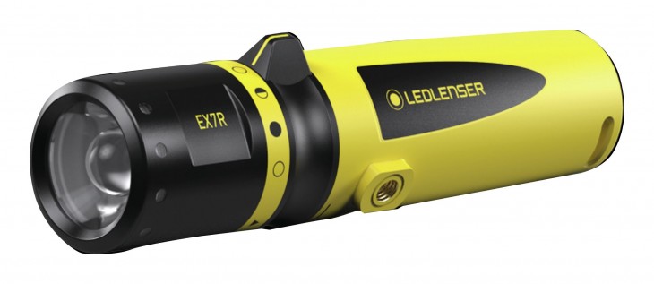 LEDlenser 2020 Freisteller Taschanlampe-ATEX-EX7R-Yellow-Box