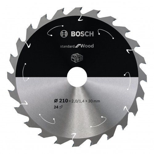 Bosch 2022 Freisteller Akku-Kreissaegeblatt-Standard-for-Wood-210-x-1-7-1-2-x-30-24-Zaehne 2608837713