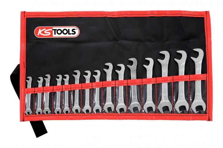 KS-Tools 2020 Freisteller Doppelmaulschluessel-Satz-15-75-15-teilig-3-2-14-mm 517-1700