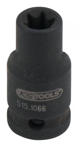 KS-Tools 2020 Freisteller 1-4-Torx-E-Kraft-Stecknuss-kurz-E6 515-1066 1
