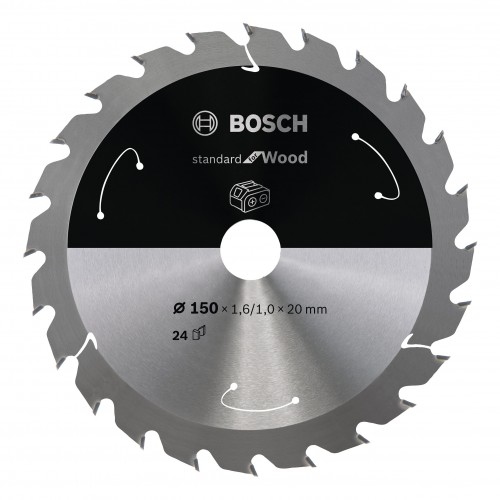 Bosch 2022 Freisteller Akku-Kreissaegeblatt-Standard-for-Wood-150-x-1-6-1-x-20-24-Zaehne 2608837674