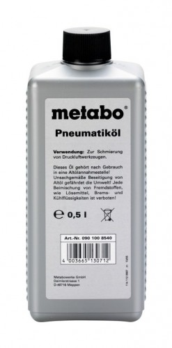 Metabo 2017 Foto Spezialoel-0-5-Liter-Druckluft-Werkzeuge 0901008540