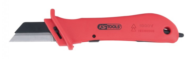 KS-Tools 2020 Freisteller Kabelmesser-Schutzisolierung-auswechselbarer-Klinge-189-mm 117-1148 1
