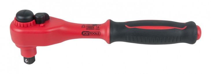 KS-Tools 2020 Freisteller 3-8-Isolierte-Umschaltknarre-72-Zahn 118-3800