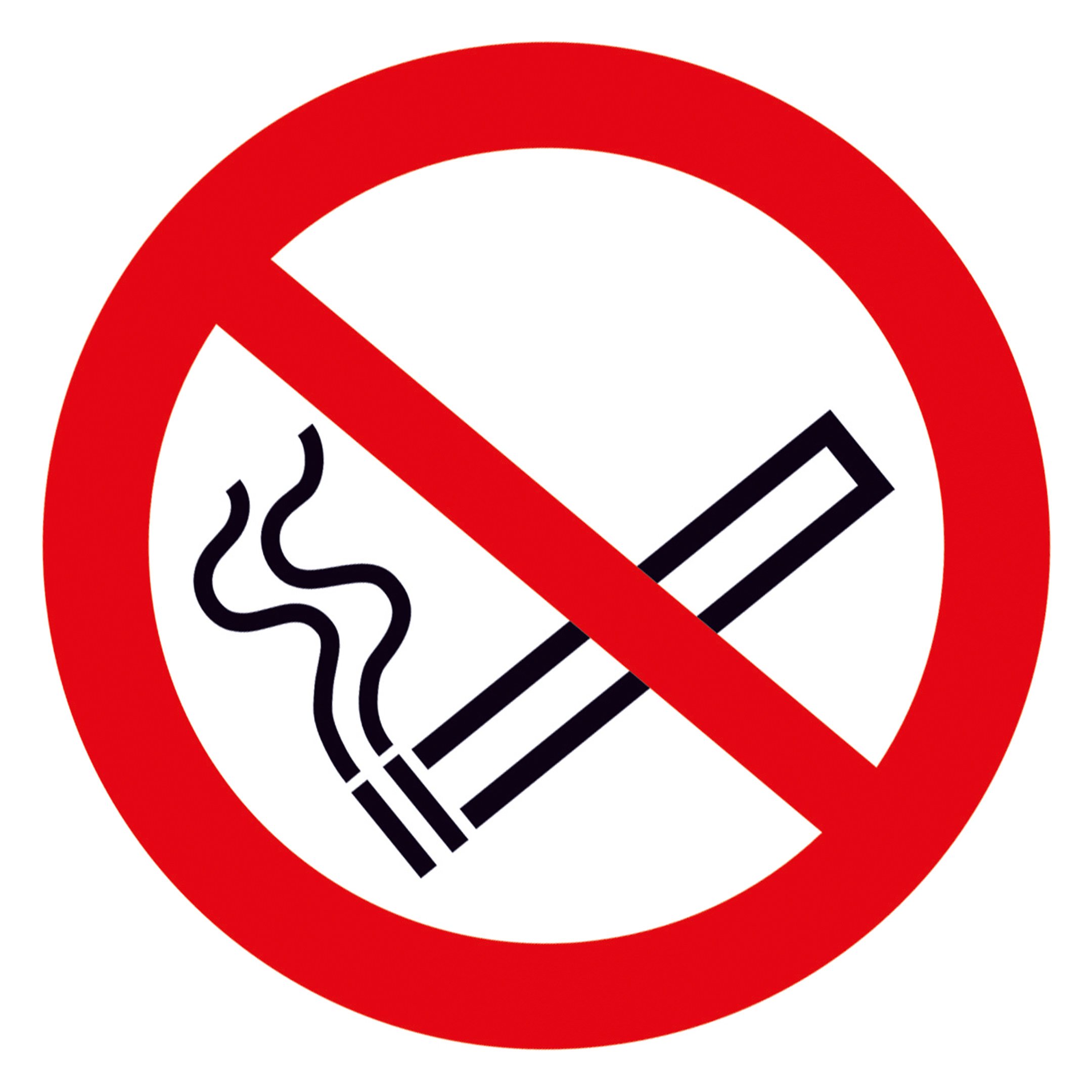 SafetyMarking Verbotsschild Alu 200 mm Rauchen verboten 11.A6015 