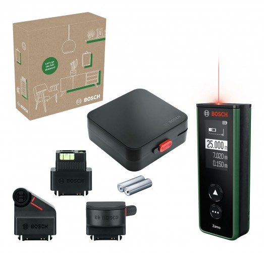 Bosch 2024 Freisteller Digitaler-Laser-Entfernungsmesser-Zamo-Set-eCommerce-Karton 06036729Z1