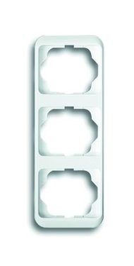 Busch-Jaeger 2017 Foto Rahmen-3f-studioweiss-glaenzend-vertikal-Kunststoff-Thermoplast 1733-24G