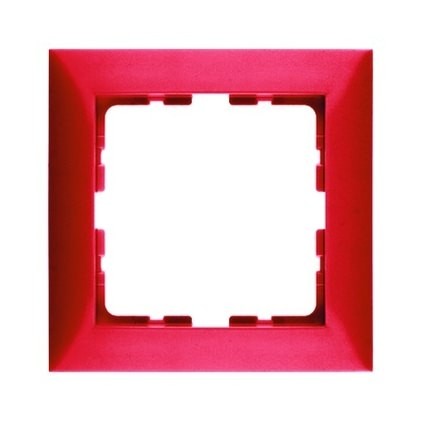 Berker 2017 Foto Rahmen-1f-rot-glaenzend-Kunststoff-Duroplast 10118962