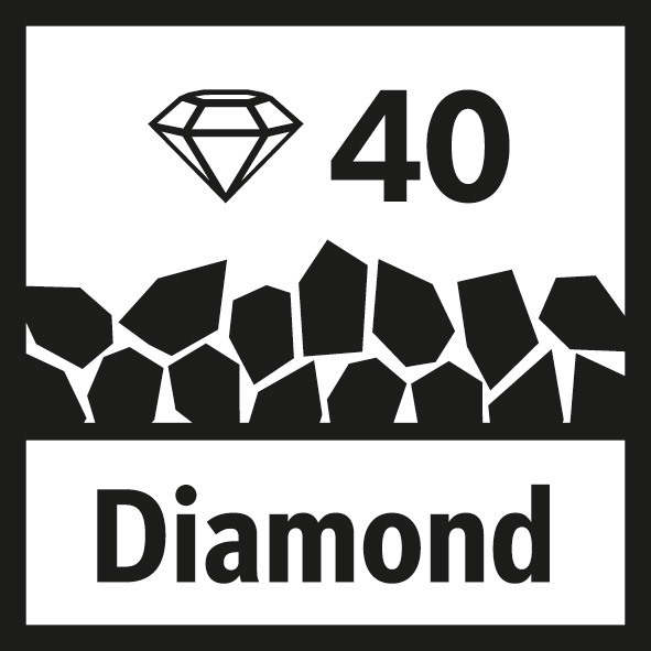 Diamantkörnung 40