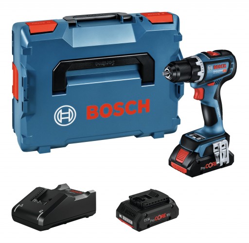 Bosch-Professional 2024 Freisteller Akku-Bohrschrauber-GSR-18V-90-C-2x-Akku-ProCORE-4-0Ah-in-L-BOXX-136 06019K6005