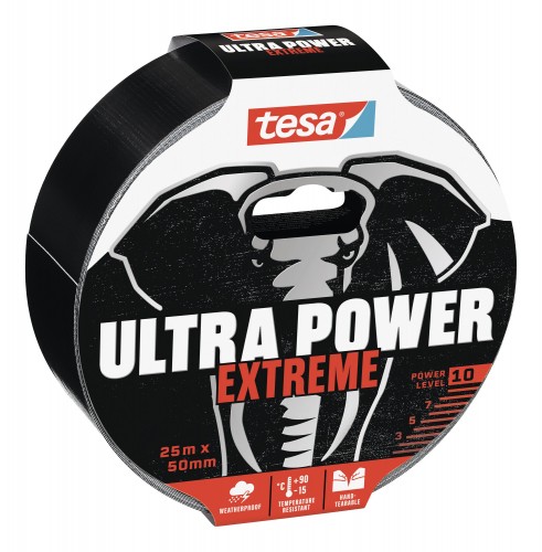 Tesa 2023 Freisteller Ultra-Power-Extreme-Tape-schwarz-25m-50mm 56623-00000-00