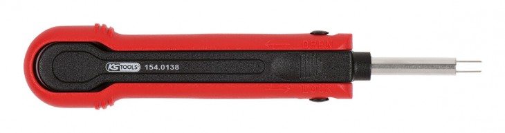 KS-Tools 2020 Freisteller Entriegelungswerkzeug-Flachsteckhuelsen-2-8-mm-AMP-Tyco-SensorTime-Bosch-BDK 154-0138