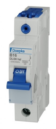 Doepke 2020 Freisteller Leitungsschutzschalter-UC-B-16A-1p-230V-6-kA-1TE-50-Hz-Zusatzeinrichtungen-moeglich 09917023