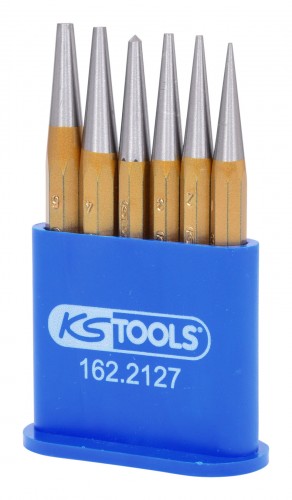 KS-Tools 2020 Freisteller Durchtreibersatz-6-teilig-in-Kunststoffstaender 162-2127 1
