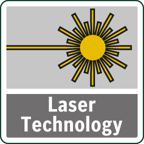 Laser-Schnittlinie