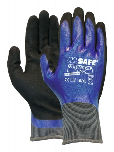 Oxxa 2021 Freisteller Handschuh-M-Safe-14-650-Nitril-Groesse