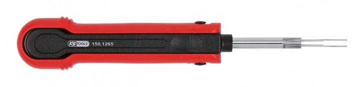 KS-Tools 2020 Freisteller Entriegelungswerkzeug-Flachsteckhuelsen-1-5-mm-AMP-Tyco-MT-II 150-1265